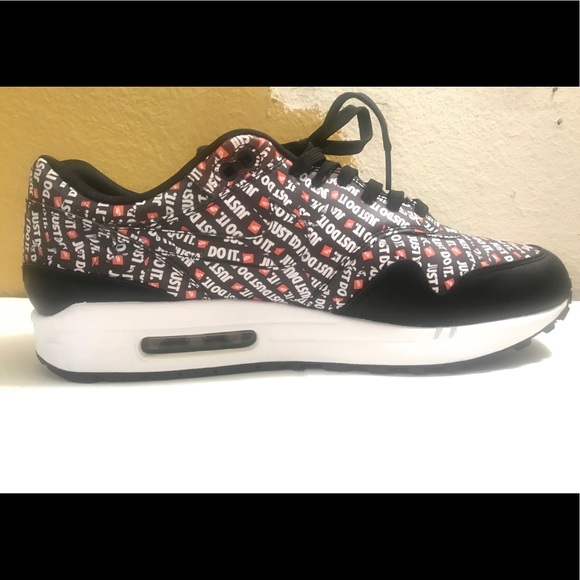 Nike Menās Air Max 1 Premium Black/White 11.5 - Picture 2 of 2